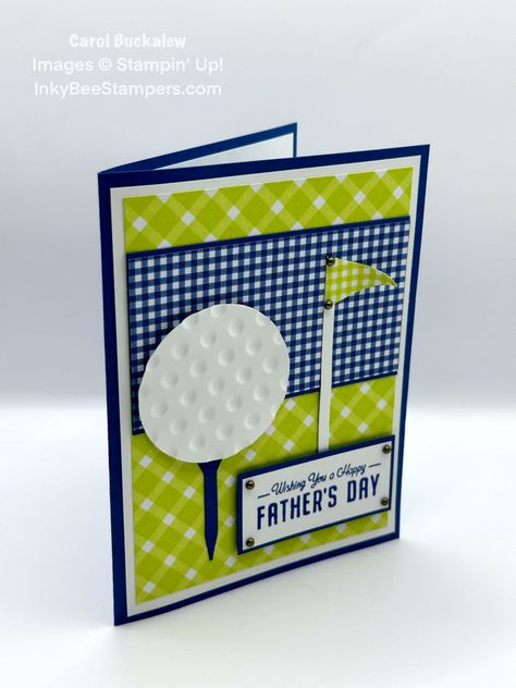 Golf Cards, Sun Prints, Candle Kits, Dsp Cards, Butterfly Stamp, Father's Day Diy, Father's Day Cards, Mother's Day Cards, Fancy Fold Cards