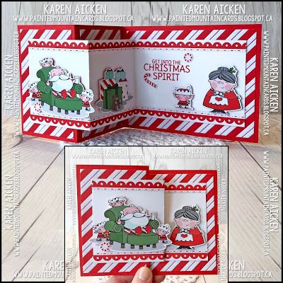 Double Z Fold Christmas Cards Ideas, Double Z Fold Cards Ideas, Fun Fold Christmas Cards Tutorials, Double Z Fold Card Tutorial, Double Z Fold Card, Folded Christmas Cards, Christmas Cards Ideas, Z Cards, Fancy Fold Card Tutorials