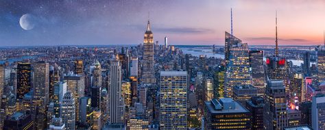 New York landscape Hobbies Room, New York City Landscape, Night Cities, Bridge Night, New York Landscape, Landscape Wallpapers, Mobile Backgrounds, Landscape Horizontal, Widescreen Wallpaper