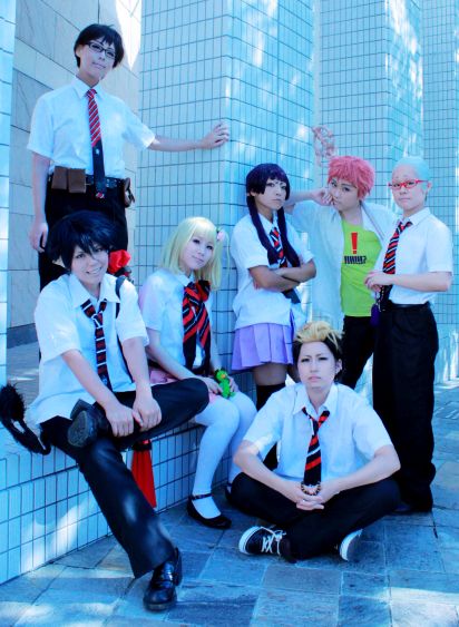 Blue exorcist cosplay :D Blue Exorcist Cosplay, Cosplay Group, Group Cosplay, Rin Okumura, Anime News, Awesome Cosplay, Selfie Camera, Ao No Exorcist, Cosplay Tutorial