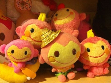 Chi Chai Monchan Plush, Chi Chai Monchan, Doll Plushies, Cute Monkey, Little Monkeys, Cute Stuffed Animals, Cute Plush, Sanrio Characters, A Group