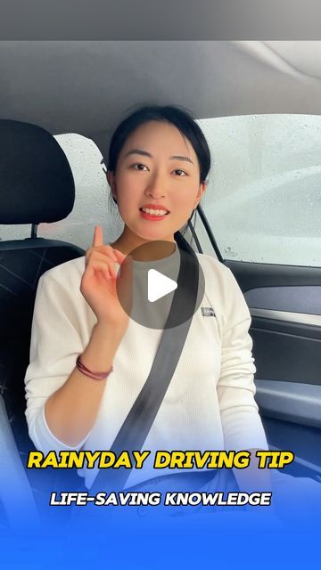 车圈小乔 on Instagram: "Tips for safe driving on rainy days #carsafety #automobile #car #skills #tips #driving #manual #carsoft" Driving Manual, Safe Driving Tips, Driving Tips, Safe Driving, Drive Safe, Auto Accessories, Instagram Tips, May 17, Saving Lives