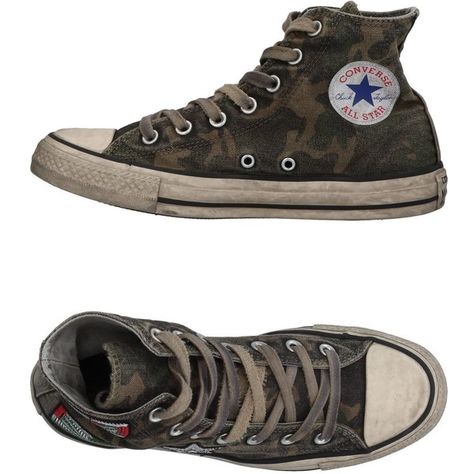 Converse Limited Edition High-tops & Sneakers (465 AED) ❤ liked on Polyvore featuring shoes, sneakers, military green, olive shoes, round toe shoes, converse trainers, army green shoes and camouflage shoes Camouflage Sneakers, Olive Sneakers, Olive Shoes, Camo Sneakers, Camo Shoes, High Tops Sneakers, Converse Trainers, Round Toe Sneakers, Shoes Converse