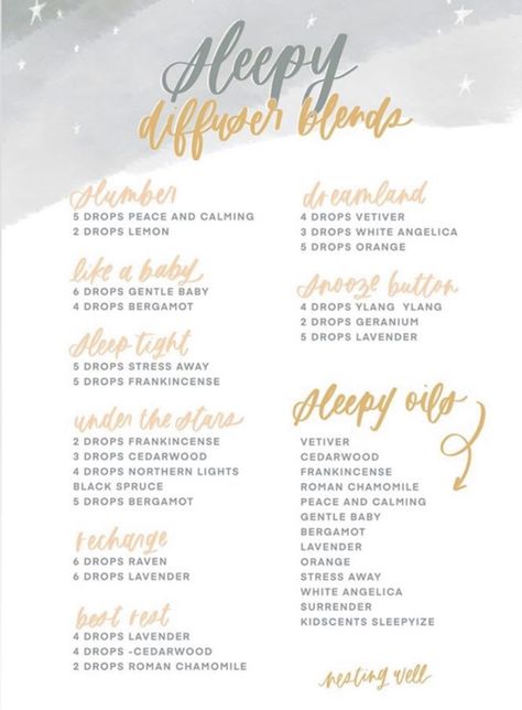 Young Living Diffuser Recipes, Young Living Essential Oil Diffuser, Diffuser Blends Young Living, Nesting With Grace, Essential Oil Combinations, Essential Oil Diffuser Blends Recipes, Young Living Essential Oils Recipes, Essential Oils Guide, Essential Oils For Sleep