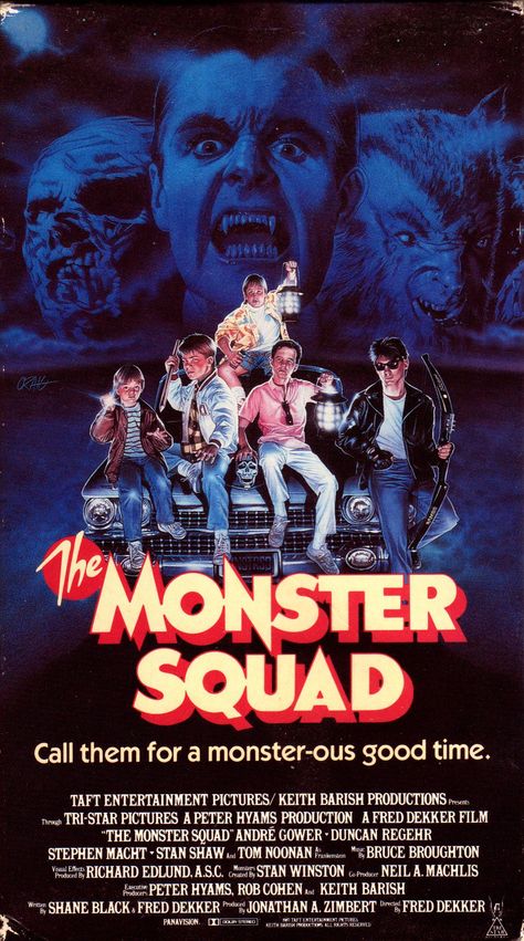 The Monster Squad, 80s Movie Posters, Monster Squad, 80s Horror, Horror Lovers, Horror Posters, Horror Movie Posters, 80s Movies, Horror Film