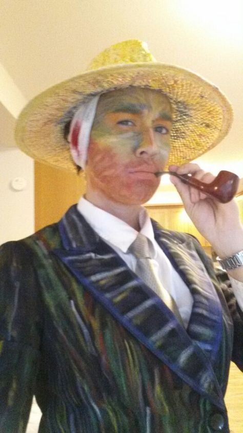 Vincent Van Gogh Outfit, Vincent Van Gogh Costume, Van Gogh Costume, Van Gogh Halloween, Handmade Halloween Costumes, Famous Artwork, Halloween Costume Accessories, Costume Themes, Diy Halloween Costumes