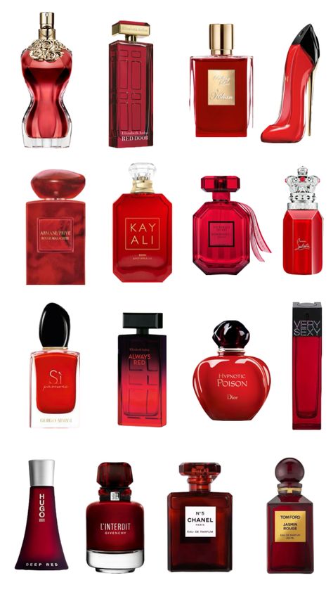 #fragrance #perfume #red #redaesthetic #feminine #giftideas Perfume Red, Red Perfume, Feminine Perfume, Fragrances Perfume Woman, Luxury Perfumes, Perfume Collection Fragrance, Perfume Scents, Perfume Lover, Luxury Perfume