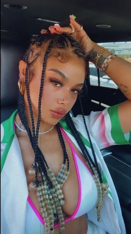 India Love Curly Hair, Light Up Dresses, Different Braids, India Love, How To Curl Short Hair, Dyed Hair Inspiration, Cute Box Braids Hairstyles, Girls Braids, Curly Hair Routine