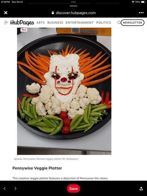 Veggie Tray, Tray, Halloween