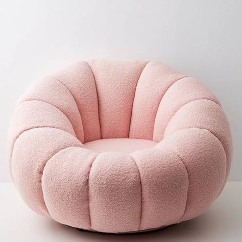 Splendid Decor Wooden Pumpkin Style Chair with Small Table | Sofa Couch with Living Room | Home Decor Sofa [[Pink]] : Amazon.in: Home & Kitchen Vibes Are Off, Aesthetic Bedroom Decor, Wooden Pumpkins, Pink Chair, Pink Bubbles, Room Makeover Bedroom, Pink Room, Comfy Chairs, Aesthetic Bedroom