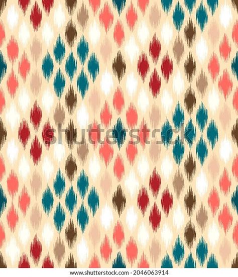 Ikat Painting, Flower Pattern Design Prints, Ethnic Pattern Design, Mughal Art Paintings, Mughal Art, Printing Fabric, Flower Pattern Design, Floral Pattern Design, Photo Shop