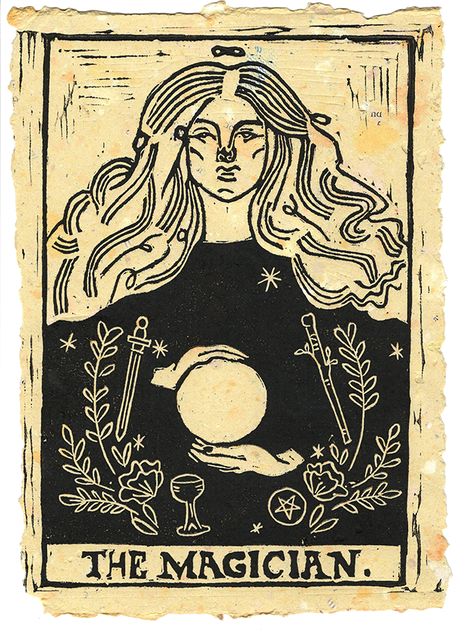 Tarot Card Prints — Store 2 — Cheersthanxalot The Magician Tarot Card, Magician Tarot Card, Tarot Cards Art Illustration, Tarot Card Print, Magician Tarot, The Magician Tarot, The Night Circus, Night Circus, Relief Printing