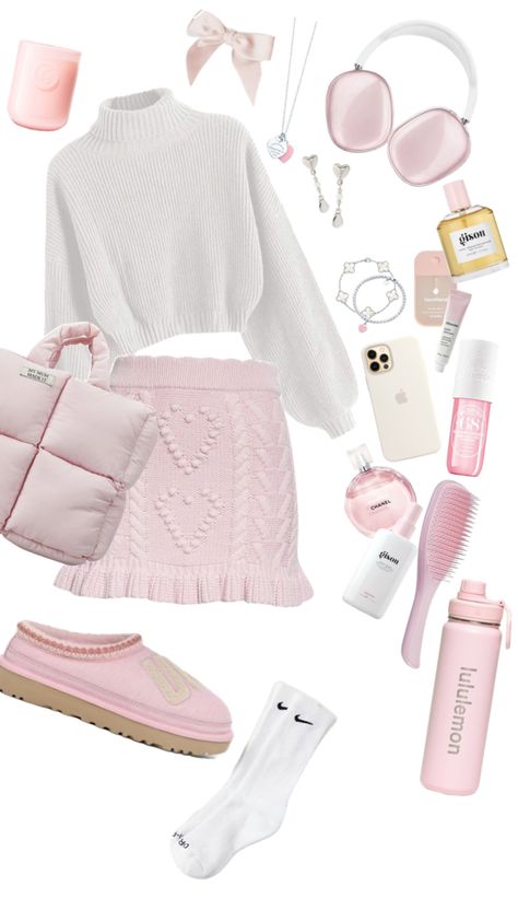 Pink Pilates Princess Outfits School, Blush Pink Outfit, Pink Pilates Princess Outfits, Cosy Fits, Pink Pilates Princess, Ballerina Outfit, Pink Pilates, Sweet Clothes, Pilates Princess