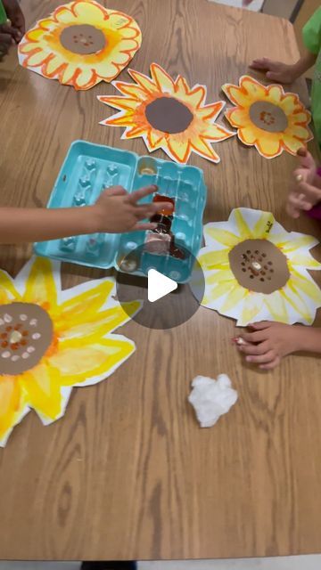 Ashley H on Instagram: "Loving these 1st and 2nd grade sunflowers 🌻 they are going to make a gorgeous display! Thanks for collaborating @art_with_mrs.kay #elementaryart #sunflowers #artprojectsforkids" Sunflower Art Projects For Kids, Collaborative Art Projects For Kids, Sunflower Art Project, Collaborative Art Projects, Art Projects For Kids, Collaborative Art, Sunflower Art, Elementary Art, Kids Art Projects