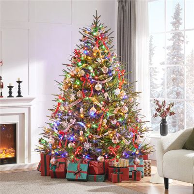 Christmas tree inspiration colorful