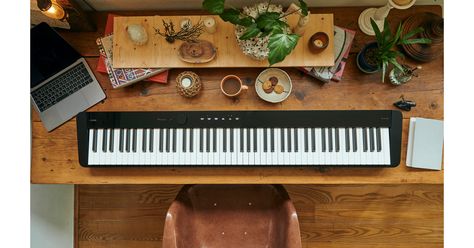 Piano Grand, Upright Piano, Electronic Musical Instruments, Playing Piano, Learn Music, Grand Piano, Digital Piano, Desk Space, Built In Speakers