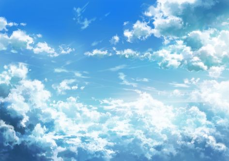 anime landscape beyond the clouds #sky #Anime #720P #wallpaper #hdwallpaper #desktop Anime Landscape, Sky Digital, Sky Day, Sky Anime, White Sky, Anime Backgrounds Wallpapers, Wallpaper Cave, Above The Clouds, Black And White Drawing