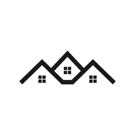 Real Estate Logo Inspiration, Logo Casa, Roofing Logo, House Png, Inmobiliaria Ideas, Flat Logo Design, Construction Logo Design, Logo Instagram, Free Logo Design