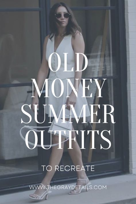 Old Money Summer Outfits, old money style, classy outfits, classy style, neutral outfits, quiet luxury outfits White Pants Outfit Summer, White Maxi Dress Outfit, Affordable Summer Dresses, Old Money Summer Outfits, Old Money Summer, Summer Romper Outfit, Summer Brunch Outfit, Matching Pants Set, White Pants Outfit