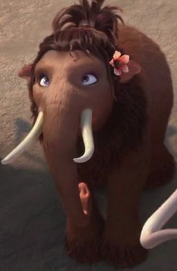 Ice Age: Continental DriftMeghan talking about Peaches Meghan is a teen mammoth who is part of a group of teenage mammoths called the The Brat Pack. She looks up to Ethan like the other teens.  Her role is much smaller than the other teen mammoths, she does not appear again after her first appearance. Meghan is friends with Katie and Steffie. Meghan is a little selfish and sassy. Besides that, she seems to be slightly nicer to Peaches than Steffie and Katie are. Meghan agrees with whatever ... Continental Drift, Brat Pack, Female Eyes, Dreamworks Trolls, Purple Eyeshadow, Brown Fur, Ice Age, Dark Brown Hair, A Teen