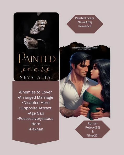 Perfectly Imperfect Series by @neva_altaj Book 1 - Painted Scars Book 2 - Broken Wisphers Book 3 - Hidden Truths Books Recommendations- ✅ Books Emoji -☺️😚😘🥰😍🥵😇✨🎨👩🏻‍🎨🔫🩰💊🔪❤️‍🩹❤️‍🔥💓💞🥵🌶️🌶️🌶️🌶️🌶️💕♥️ #bookrecommendations #paintedscars#brokenwhispers#hiddentruths#mafiaromance#booktropes#bookedit#bookpost#bookaesthetic#bookseries#perfectlyimperfectseries#forcedproximity#book#romancenovel#love#care#booksatgram#booksatgrammer #bookcommunity#fypシ゚viral #fyp Book Tropes, Books Recommendations, Hidden Truths, Bookish Stuff, Dark Romance Books, A Court Of Mist And Fury, Arranged Marriage, Opposites Attract, Creative Mind