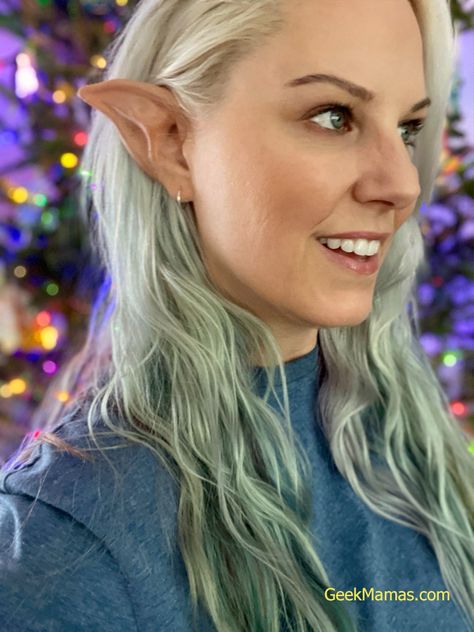 How to Apply Realistic Elf or Fairy Ears without Latex – Geek Mamas Goblin Makeup, Ear Cuff Tutorial, Fairy Ears, Special Fx Makeup, Pointed Ears, Elf Ears, Cosplay Tutorial, Fx Makeup, Geek Culture