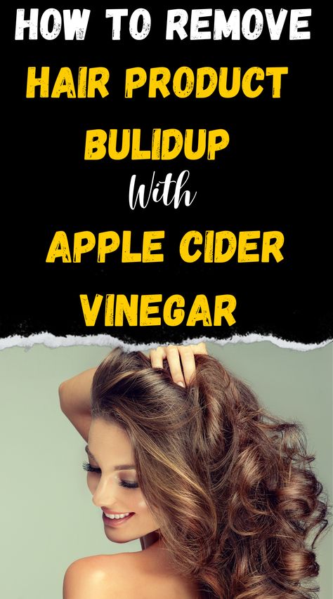 Apple Cider Vinegar for Hair Buildup: How to Remove Product Buildup from Your Hair, There is an easy way to remove product buildup at home using apple cider vinegar. Natural hair buildup remover DIY dissolves buildup without stripping away healthy oils. We will discuss how hair buildup removes DIY apple cider vinegar from your hair. try using apple cider vinegar for hair buildup to make your hair naturally shine. #hair #diyapplecidervinegar #hairbuildupremover #ACV #easybuildup #diybuildup Natural Hair Stripping Diy, Acv Benefits Hair, Baking Soda And Apple Cider Vinegar Hair, Removing Buildup From Hair, How To Get Rid Of Product Build Up In Hair, Apple Cider Vinegar For Hair Buildup, Scalp Cleanser Diy Cider Vinegar, How To Get Build Up Out Of Hair, Product Build Up In Hair How To Remove