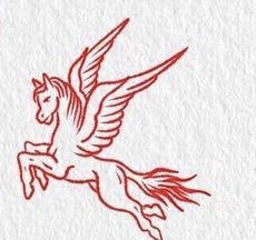 Mini Pegasus Tattoo, American Traditional Pegasus Tattoo, Simple Pegasus Tattoo, Pink Pony Club Tattoo, Pegasus Tattoo Design, Pegasus Illustration, Carousel Tattoo, Small Horse Tattoo, Back Of Ankle Tattoo