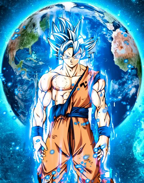 Protector of Earth by SatZBoom on DeviantArt Goku Ultra Instinct Wallpaper, Bardock Super Saiyan, Desenho Tom E Jerry, Goku Art, Saga Dragon Ball, Vegito Y Gogeta, Goku Y Vegeta, Super Goku, Goku Ultra Instinct