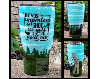 Manly Tumblers, Epoxy Cups Ideas, Water Bottle Favors, Golf Tumbler, Papermate Inkjoy Gel Pens, Glass Tumbler Design, Acts 20, Tumbler Inspiration, Cups Ideas