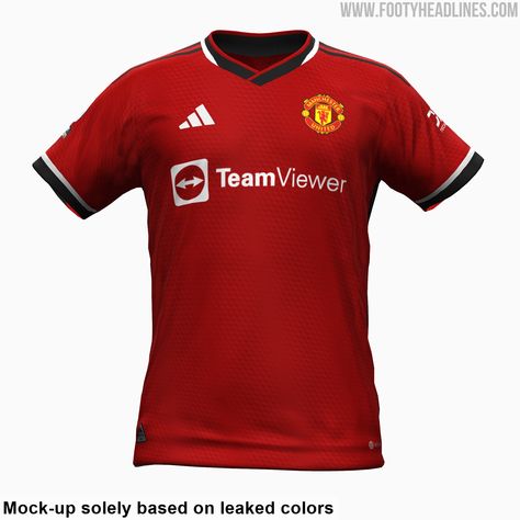 Manchester United 23/24 Home Kit Man United Kit, Manchester United Home Kit, Manchester United Art, Manchester United Shirt, Manchester United Logo, Manchester United Wallpaper, Manchester United Football Club, Manchester United Football, Funny Cartoon Quotes