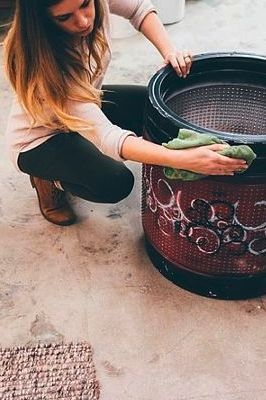 Washing Machine Drum Planter, Dryer Drum Planter, Repurpose Planters, Upcycled Planters, Upcycled Planter, Decor Makeover, Old Washing Machine, Washing Machine Drum, Upcycle Diy