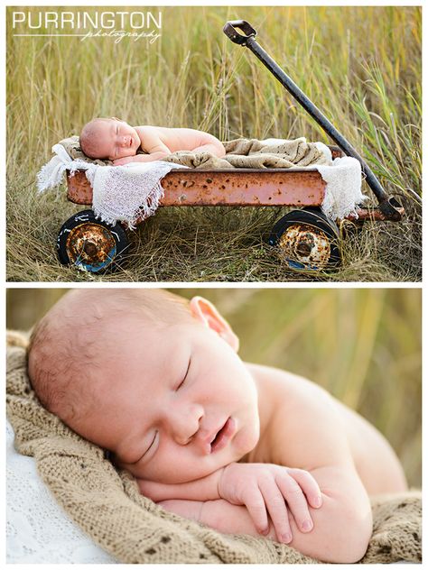 Newborn Photography Boy Outdoor, Boy Newborn Pictures, Outdoor Newborn Photos, Bemidji Minnesota, Outdoor Newborn Photography, Outdoor Wagon, Newborn Pics, Boy Newborn, Radio Flyer