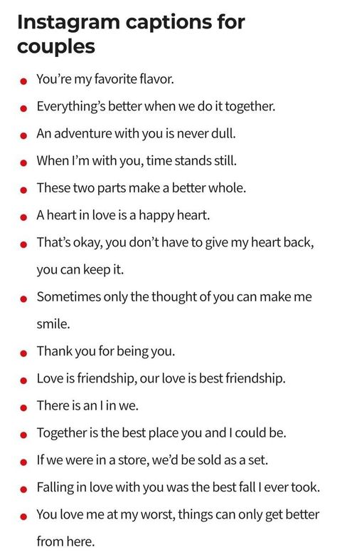 Meant to be Together Quotes & Instagram Captions Cute Bio For Couple, Simple Boyfriend Captions, Couple Quotes For Instagram Caption, Love Instagram Captions Couple, New Relationship Captions For Instagram, Cute Captions For Couples On Instagram, Love Comments For Instagram, Boyfriend Posts Instagram Caption, Quotes For Couples Instagram