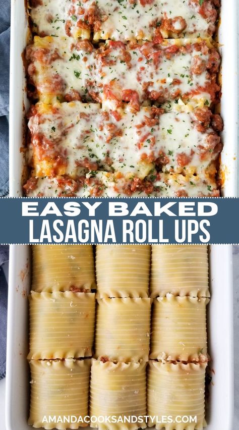 Simple Lasagna, Lasagna Roll Ups Recipe, Salsa Alfredo, Lasagna Recipe With Ricotta, Best Lasagna Recipe, Lasagna Roll Ups, Baked Lasagna, Easy Lasagna Recipe, Lasagna Roll