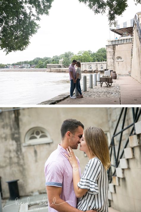 Engagement Session Philadelphia Waterworks views Philadelphia Engagement Photos, Philadelphia Art, Philadelphia Skyline, Philadelphia Museums, Couples Photo, Philadelphia Museum Of Art, Summer Rain, Philadelphia Wedding, Wedding Engagement Photos