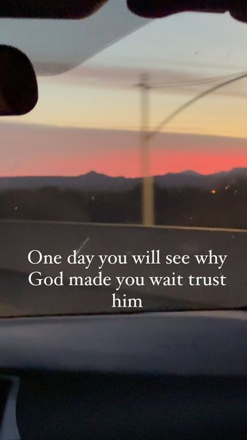 J9 on Instagram: "One day you will see why God made you wait trust him . . . . . . #kindomofGod #childrenofgod #christchild #blessed" One Day You Will See Why God Made You Wait, God Made You, See You, One Day, Vision Board, Make It Yourself, On Instagram, Quick Saves, Instagram