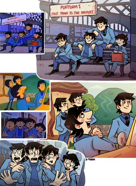 Beatles Drawing, Beatles Fan Art, Z Toon, Beatles Funny, Beatles Cartoon, John Lennon Paul Mccartney, Bug Boy, Beatles Pictures, Beatles Art