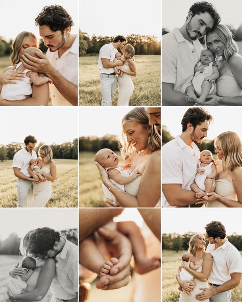 I just love capturing all the sweetest moments 🤍 #family #familysession #familyphotographer #familyphotos #northcarolinaphotographer #ncphotographer #couplesphotographer #northcarolinacouplesphotographer #familylove #goldenhour #goldenhourlight #unscriptedposingapp #love #familyphotoshoot #nc #northcarolina Family Photo Poses With Newborn, Fall Family Baby Photos, Fall Newborn Family Pictures, Family Photoshoot With Newborn Outdoor, First Family Photos With Baby, Newborn Family Pictures Outdoor, Infant Family Pictures, Family Photo Poses With Baby, Family Of 4 Picture Poses With Newborn