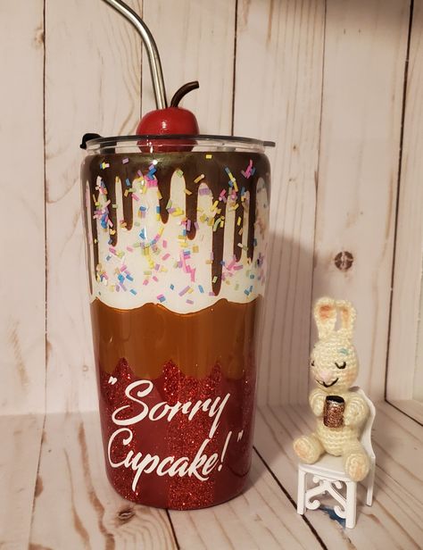 Cupcake Tumbler, Valentines Tumbler, Valentines Baby, Epoxy Cups, Valentines Baby Shower, Epoxy Tumblers, Glitter Tumbler Cups, Tumbler Glass, Glitter Tumblers