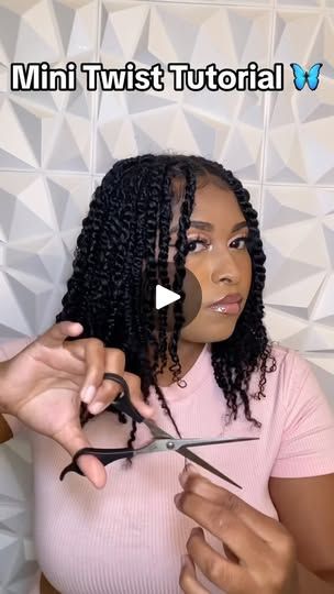 12K views · 2.9K reactions | New Mini Twist video on YouTube. I added hair to help add length & fullness. While still keeping it really natural looking. This is an amazing protective hairstyle. 
Hair @qvr_hair human bulk hair 💕💕💕💕💕

#minitwists #minitwist #naturalhair #naturalhairstyles #twist #twiststyles #twistbraids #twistout #yankytwist #twistoutstyle #twistouts #healthy_hair_journey #teamnatural #teamnaturalhair #protectivestyles #protectivestyling #minitwiststyles #crochettwist #crochettwists #twostrandtwist #twostrandtwists #twostrand #twostrands #microlocs #twostrandtwiststyle #hairtutorial | Natural Hair Lover💓♈️👑🐝✨ Xpression Twisted Up Spring Twist, How To Do Two Strand Twist Natural Hair, Twist Styles For Black Women, Qvr Hair, 2 Strand Twist Styles, Twist On Natural Hair, Long Twist Braids, Twist Out Styles, Two Strand Twists