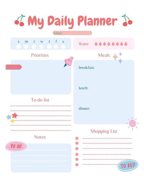 Student daily planner