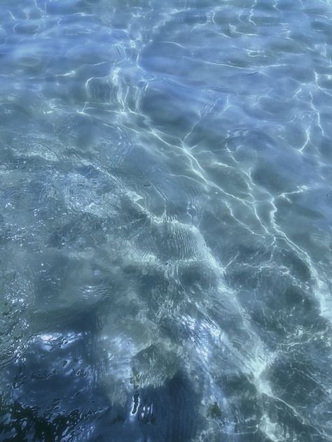 Clear blue sea water under sunlight Blue Fairycore Wallpaper, Fresh Water Aesthetic, Blue Water Aesthetic, Summer Wallpaper Ideas, Clean Core, Our Last Summer, Fairycore Wallpaper, Waves Aesthetic, Siren Core