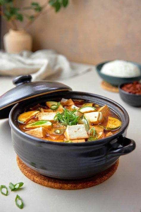 Korean Stews, Doenjang Jjigae Recipe, Doenjang Jjigae, Korean Stew, Jjigae Recipe, Kimchi Jjigae, Soybean Paste, Korean Cooking, Bulgogi Beef