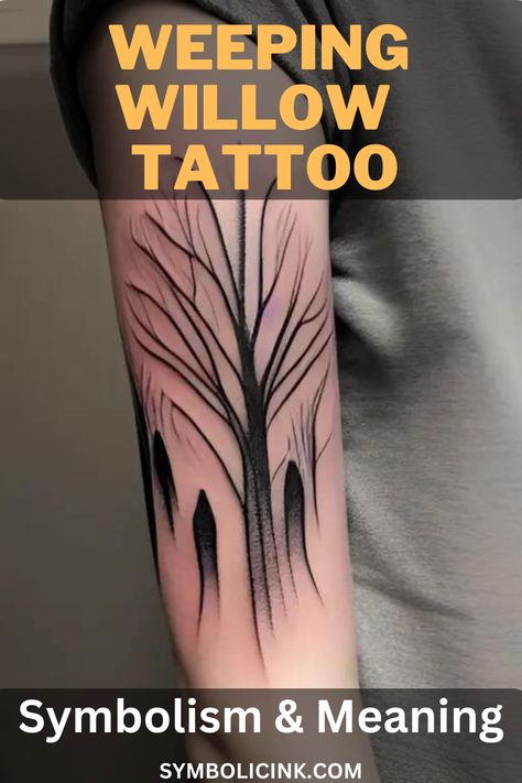 Weeping Willow Tattoo Meaning & Symbolism Willow Meaning, Lost Loved Ones Tattoo, Weeping Willow Tattoo, Willow Tattoo, Cardinal Tattoos, Lost Loved Ones, Weeping Willow, Tattoo Meaning, Lost Love