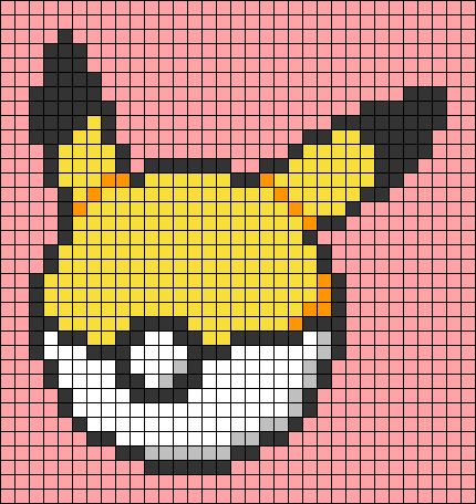 Pokemon Ball Pixel Art, Pikachu Bead Pattern, Pokeball Perler Bead Patterns, Pokemon Alpha Pattern, Pixel Art Pikachu, Electric Pokemon, Pokemon Pixel Art, Pixel Pokemon, Pokemon Cross Stitch Patterns