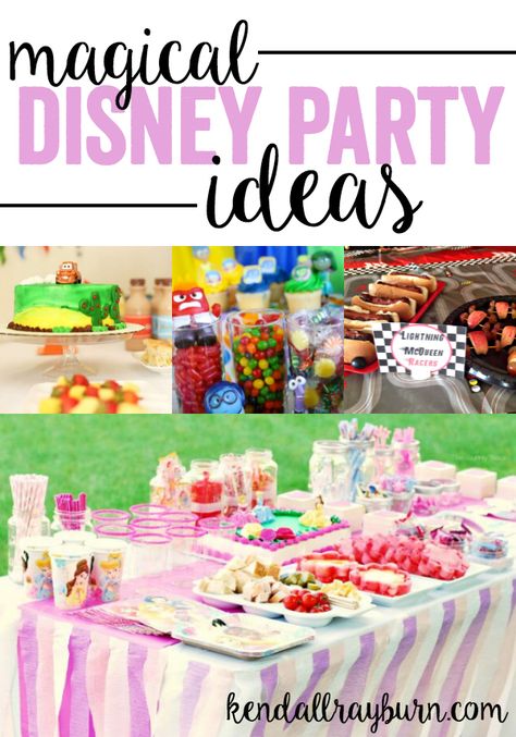 Disney Party Ideas, Planning A Birthday Party, Disney World Birthday, Finding Nemo Party, Disney Party Decorations, Nemo Party, The Little Mermaid Party, Disney Frozen Birthday Party, Disney Cars Party