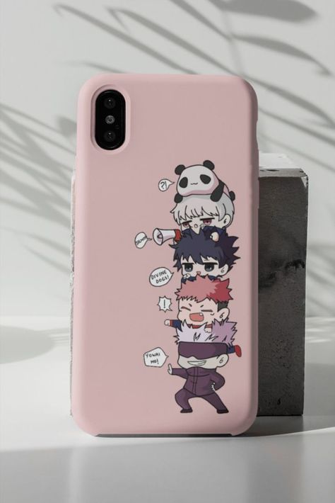 Chibi Jujutsu Kaisen, Jjk Gojo Satoru, Jujutsu Kaisen Phone Case, Simple Car Drawing, Gojo Satoru Anime, Jjk Gojo, Alluka Zoldyck, Phone Case Diy Paint, Art Phone Cases