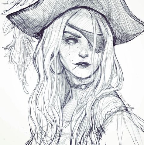 Maxine Vee on Instagram: “Pirate sketch! 🏴‍☠️ Ended up sketching late last night, anyone else lose sleep because of art? 😴 . . #artistsofinstagram #イラストレーター…” Pirate Sketch, Male Pirate, Drawing Poses Male, Poses Male, Pirate Art, Sketches Of People, Pirate Woman, Sketch Ideas, Pencil Art Drawings