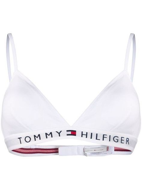 Tommy Hilfiger Outfits, Tommy Hilfiger Bra, Designer Bra, Bra Items, Trendy Swimsuits, Classic American Style, Tommy Hilfiger Logo, Tommy Hilfiger Outfit, Triangle Bra